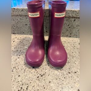 Hunter Toddler rain boots size 7